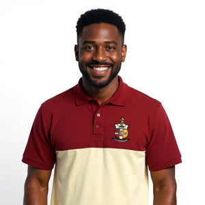 Kappa Alpha Psi 2 Tone Embroidered Polo Winters Industries 