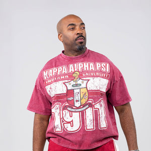 Kappa Alpha Psi Acid Wash Indiana University Box Tee Winters Industries 
