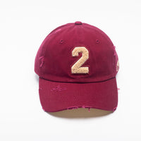 Kappa Alpha Psi Crimson Chenille Cap with Line Number
