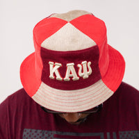 Kappa Alpha Psi Corduroy Bucket Hat with 3D Embroidered Letters Winters Industries 