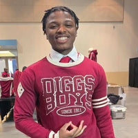 Kappa Alpha Psi "DIGGS BOYS" Chenille Sweater Crimson Winters Industries by Fully Promoted Mesquite 