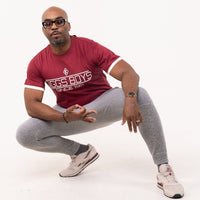 Kappa Alpha Psi "DIGGS BOYS" Embroidered Tee Crimson Winters Industries by Fully Promoted Mesquite 