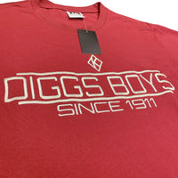 Kappa Alpha Psi "DIGGS BOYS" Embroidered Tee Crimson Winters Industries by Fully Promoted Mesquite 