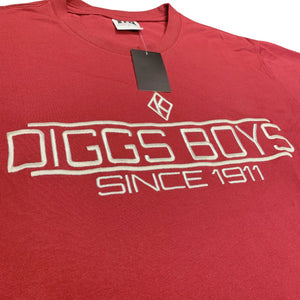 Kappa Alpha Psi "DIGGS BOYS" Embroidered Tee Crimson Winters Industries by Fully Promoted Mesquite 