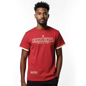 Kappa Alpha Psi "DIGGS BOYS" Embroidered Tee Crimson Winters Industries by Fully Promoted Mesquite 