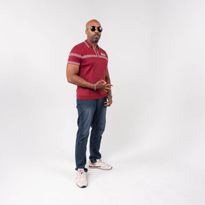 Kappa Alpha Psi Knitted Polo Crimson Winters Industries 