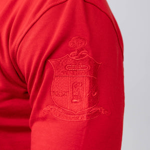 Kappa Alpha Psi Red on Red Crewneck Sweater Winters Industries 