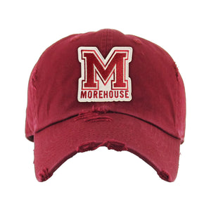 Morehouse College (MC) HBCU Distressed Cap Winters Industries Maroon 