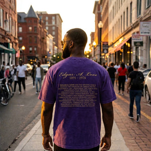 Omega Psi Phi Bishop Acid Wash Tee Purple Winters Industries 