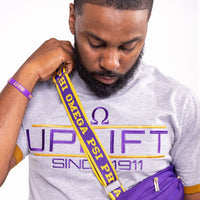 Omega Psi Phi Crossbody Bag Fanny Pack Winters Industries by Fully Promoted Mesquite 