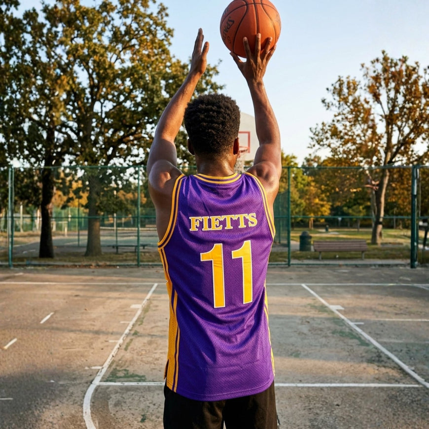 Omega Psi Phi Embroidered Basketball Jersey Purple Winters Industries 