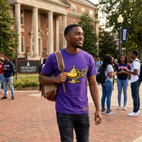 Omega Psi Phi Embroidered Lamp Tee Winters Industries 