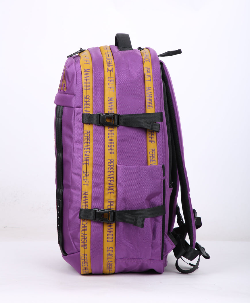 Omega Psi Phi Embroidered Purple and Gold Backpack Winters Industries 