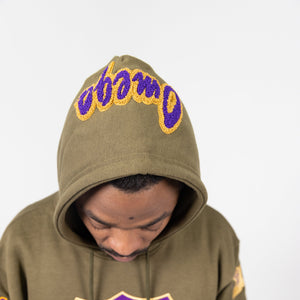 Omega Psi Phi Embroidered/Chenille **TOP ONLY**