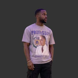 Omega Psi Phi Ernest Just Professor Acid Wash Tee Gray Winters Industries 