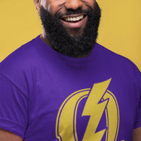 Omega Psi Phi Omega 1911 Bolt Tee/Sweatshirt Winters Industries by Fully Promoted Mesquite S T-SHIRT Purple