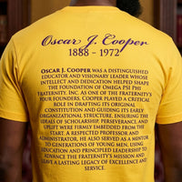 Omega Psi Phi Oscar Cooper Doctor Acid Wash Tee Gold Winters Industries 