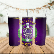 Omega Psi Phi Purple Tumbler