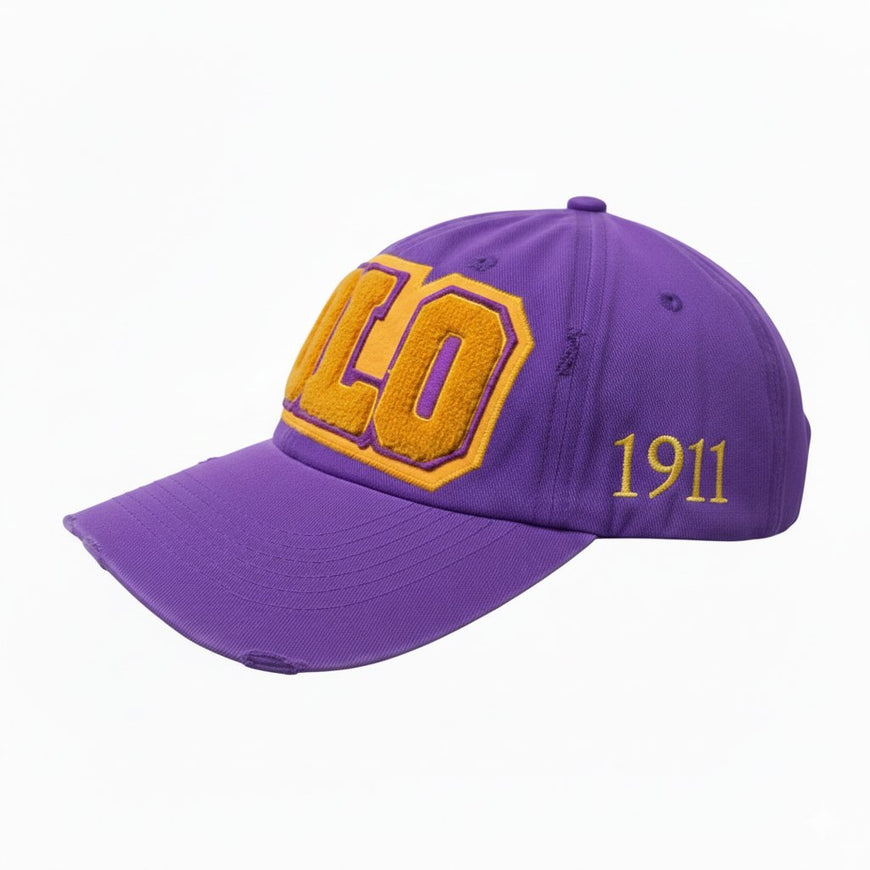 Omega Psi Phi 'SOLO' Chenille Cap Hat Winters Industries by Fully Promoted Mesquite 