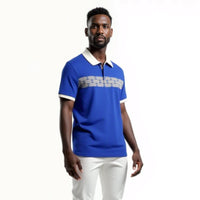 Phi Beta Sigma Blue and White Polo Winters Industries 