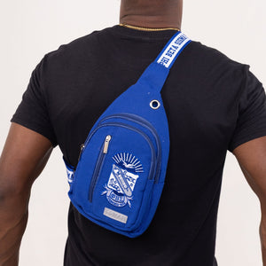 Phi Beta Sigma Crossbody Bag Fanny Pack Winters Industries by Fully Promoted Mesquite 
