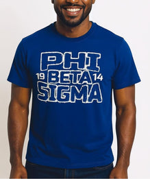 Phi Beta Sigma Distressed Twill Tee