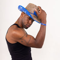 Phi Beta Sigma Straw Cowboy Hat with Strap Winters Industries 