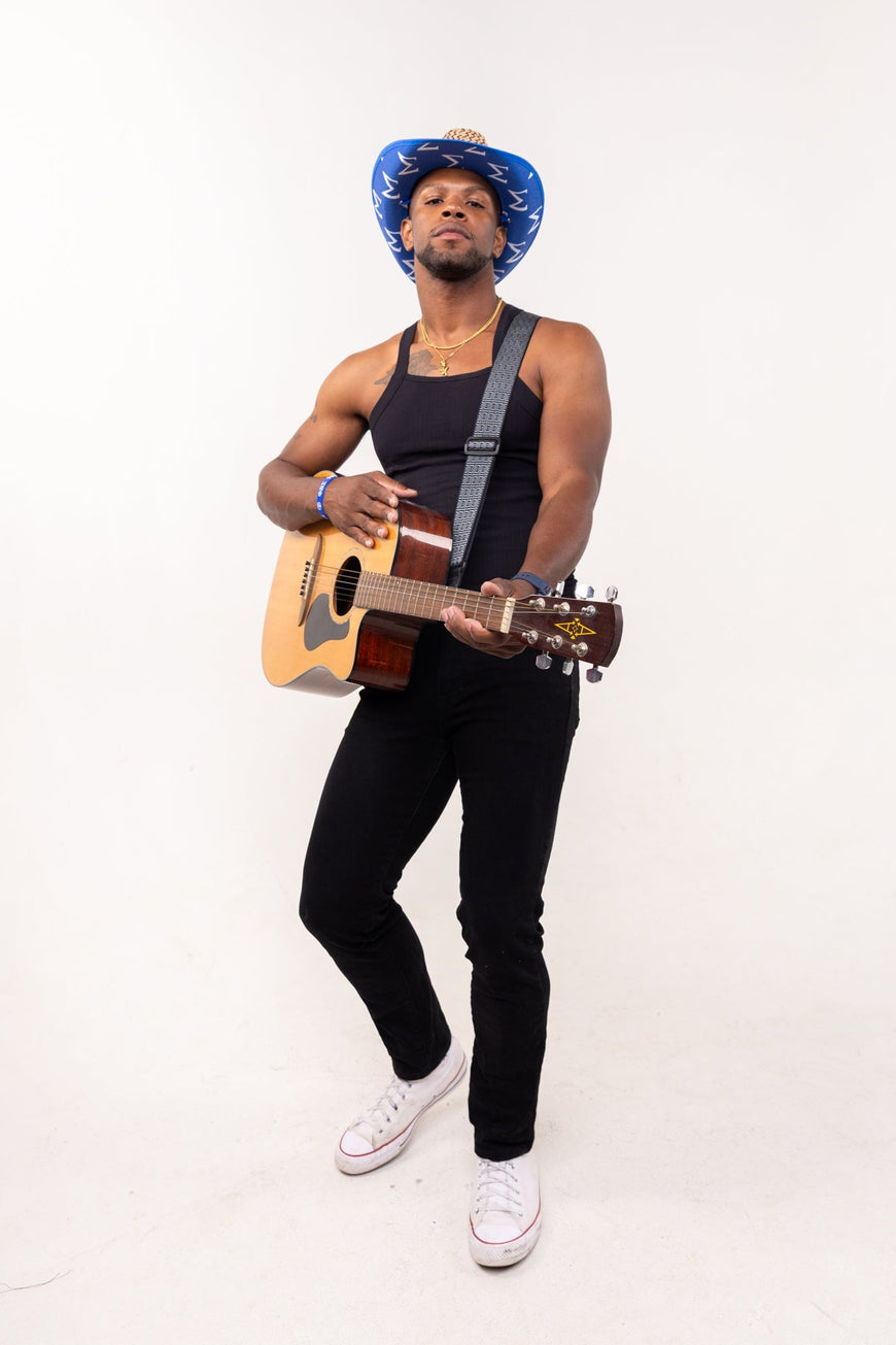 Phi Beta Sigma Straw Cowboy Hat with Strap Winters Industries 