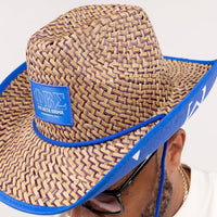 Phi Beta Sigma Straw Cowboy Hat with Strap Winters Industries 