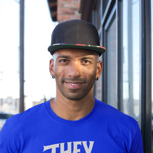 Phi Beta Sigma Embroidered Blue Shorts with White Stripes