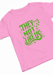 Pink and Green Ivy 'They Not Like Us' Tee/Sweatshirt