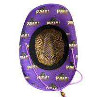 Prairie View A&M University (PVAMU) Straw Cowboy Hat with Strap Winters Industries 