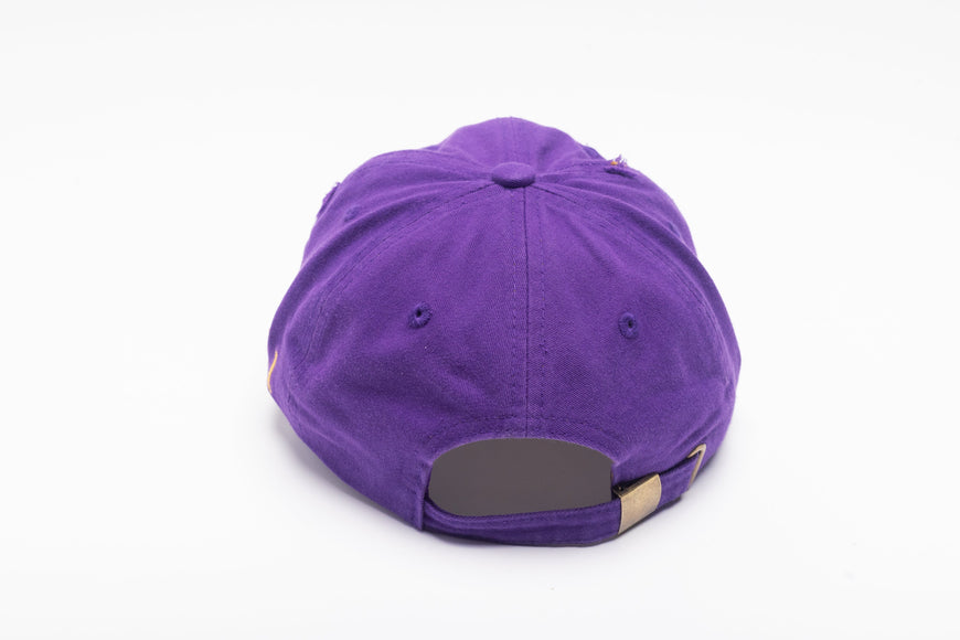 Purple Omega Psi Phi Chenille Cap