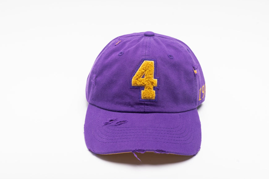 Purple Omega Psi Phi Chenille Cap