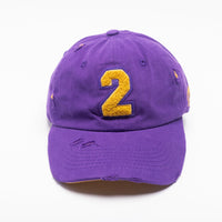 Purple Omega Psi Phi Chenille Cap