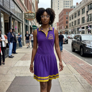Quette Purple and Gold Golf / Tennis Dress Winters Industries 