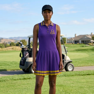 Quette Purple and Gold Golf / Tennis Dress