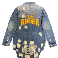 Rhoers Distressed Denim Jacket - Future SGRHO