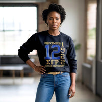 Sigma Gamma Rho Bling and Rhinestone Rhovember 12 1922 Butler University Sweatshirt / Tshirt WintersIndustries by Fully Promoted Mesquite 
