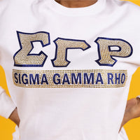 Sigma Gamma Rho Bling Letters Sweatshirt
