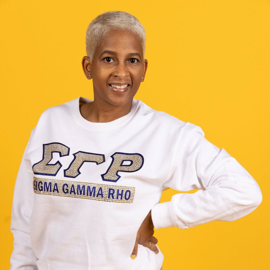 Sigma Gamma Rho Bling Letters Sweatshirt