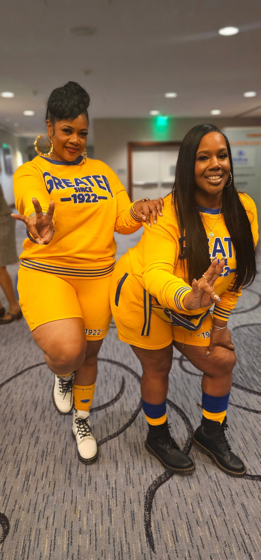 Sigma Gamma Rho Chenille Short/Jogger Set Shirts Winters Industries by Fully Promoted Mesquite 