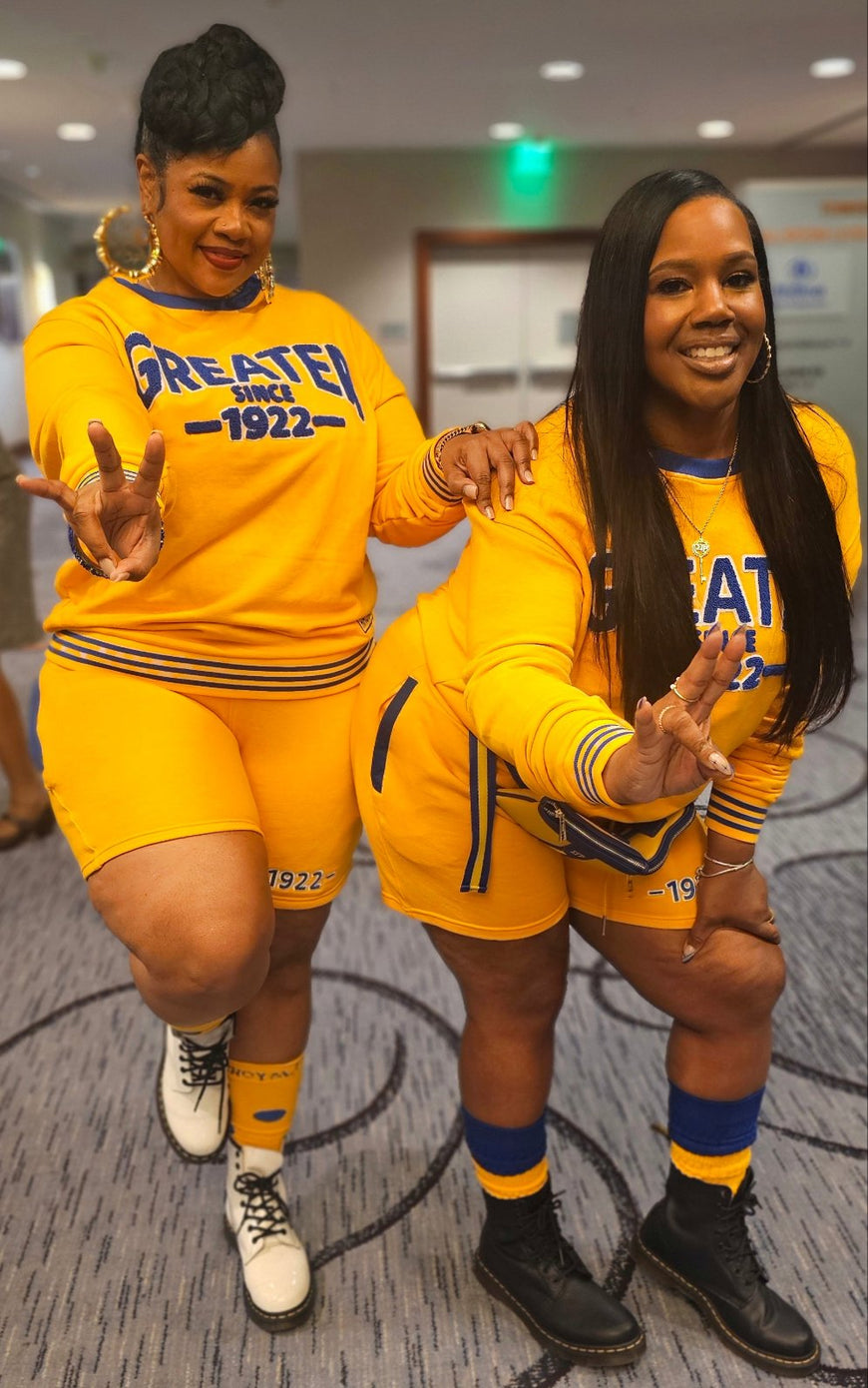 Sigma Gamma Rho Chenille Short/Jogger Set Shirts Winters Industries by Fully Promoted Mesquite 