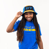 Sigma Gamma Rho Corduroy Bucket Hat with 3D Embroidered Letters Winters Industries 