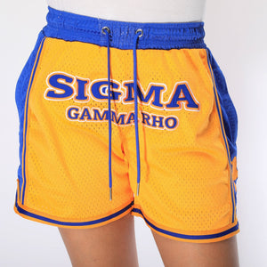 Sigma Gamma Rho Embroidered Basketball Shorts Shorts Winters Industries by Fully Promoted Mesquite 
