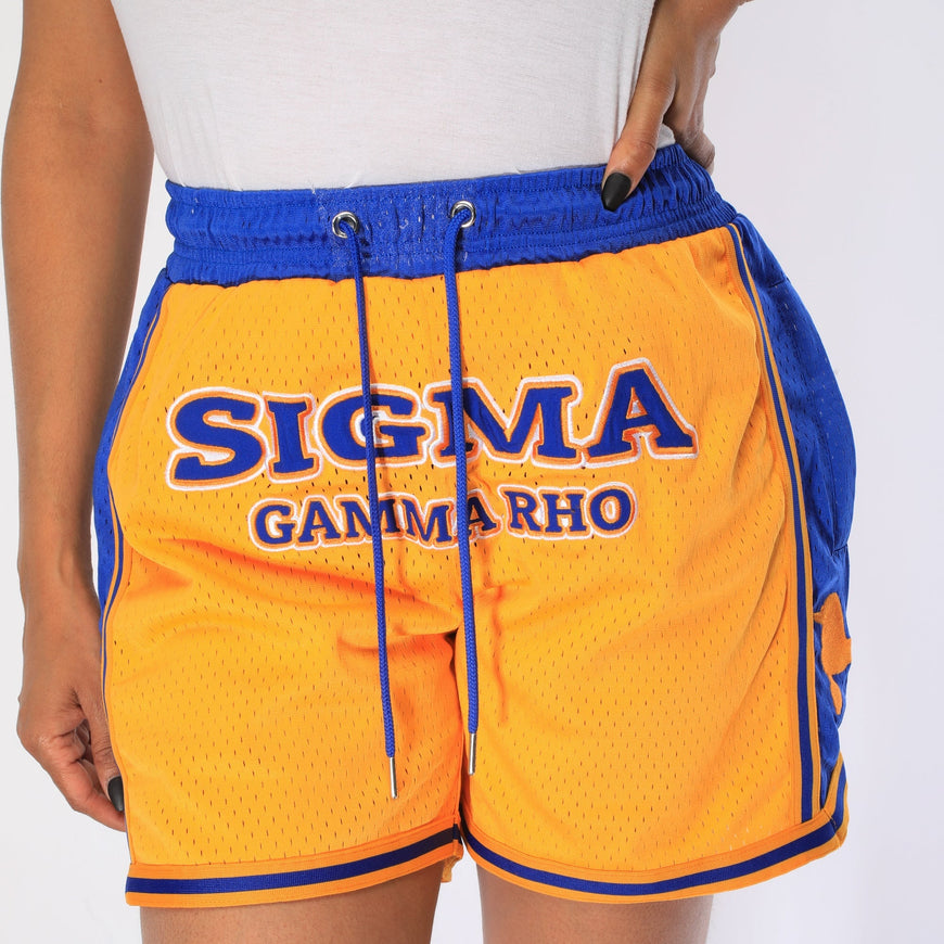 Sigma Gamma Rho Embroidered Basketball Shorts Shorts Winters Industries by Fully Promoted Mesquite 