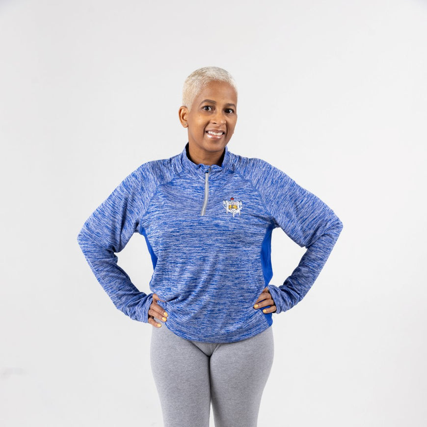 Sigma Gamma Rho Embroidered Half-Zip Pullover