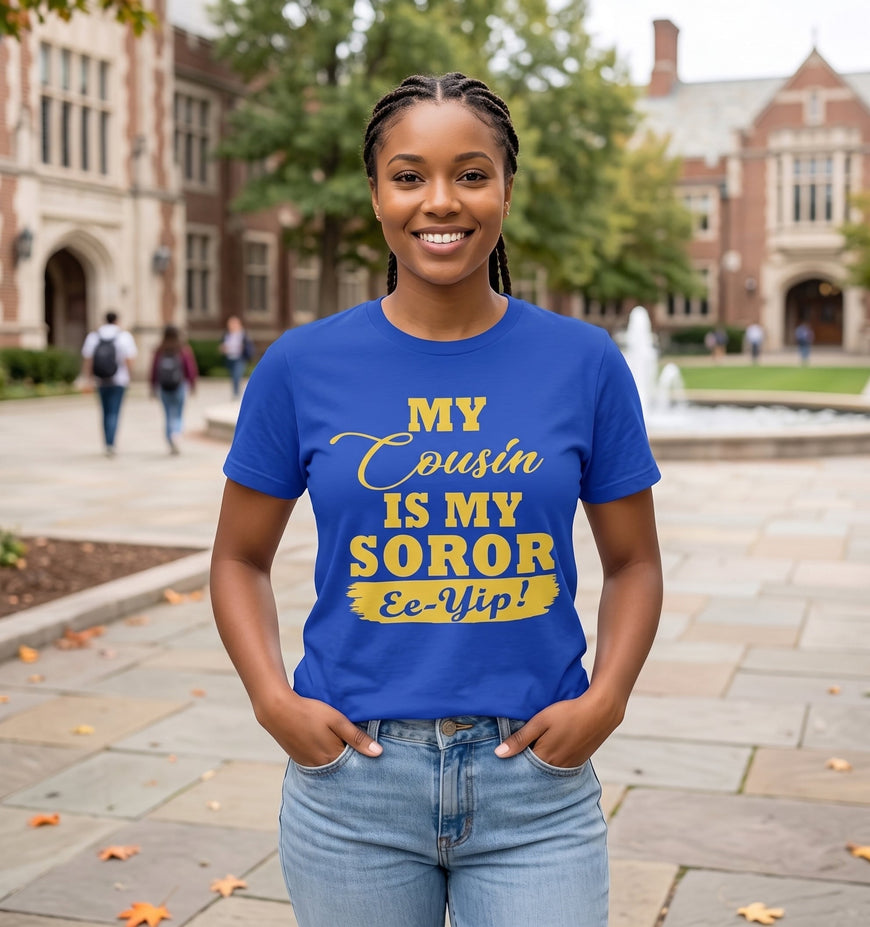Sigma Gamma Rho Family T-Shirt Shirts Winters Industries by Fully Promoted Mesquite S Cousin T-Shirt 