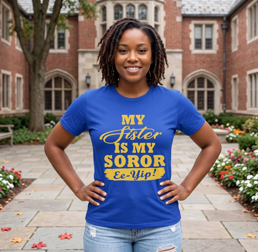 Sigma Gamma Rho Family T-Shirt Shirts Winters Industries by Fully Promoted Mesquite S Sister T-Shirt 