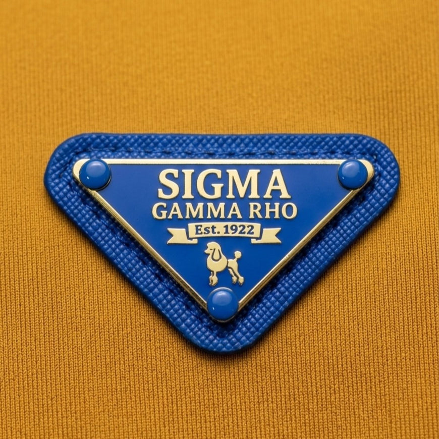 Sigma Gamma Rho Gold and Blue Designer Tracksuit Winters Industries 